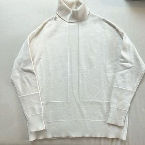 Reiss White Turtleneck Sweater XS